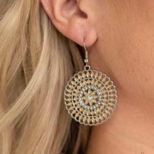 PINWHEEL and Deal - Brown Petal Earrings